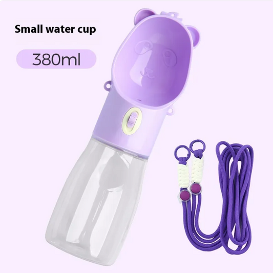 2 In 1 Portable Dog Water Bottle