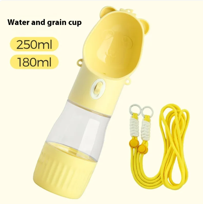 2 In 1 Portable Dog Water Bottle