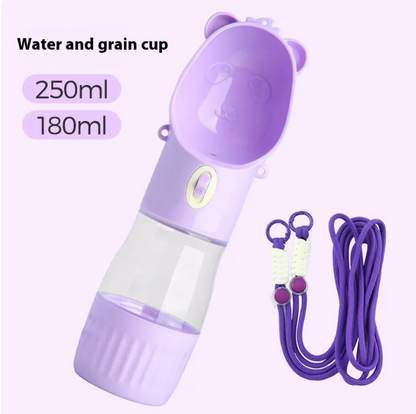2 In 1 Portable Dog Water Bottle