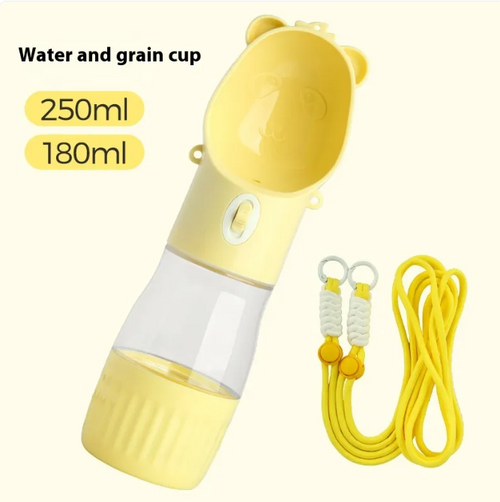 2 In 1 Portable Dog Water Bottle